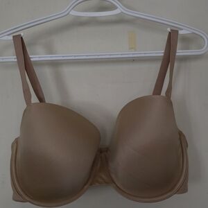 Elegant Tan Full-Coverage Bra